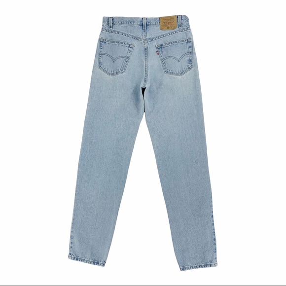 Vintage Levi’s 550 Made in the USA Relaxed Fit Light Wash W33 L35.5 - Picture 7 of 16